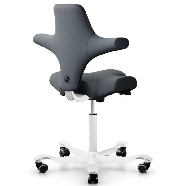 HAG CAPISCO 8106 - Stoff Select 60003 - Gestell weiß - Rückansicht