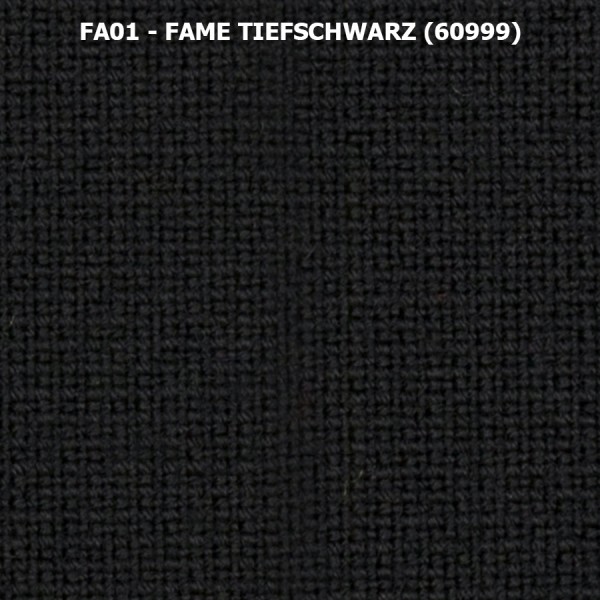 Bezugsstoff Fame Tiefschwarz