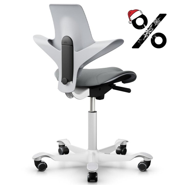 HAG CAPISCO PULS 8020 hellgrau mit Stoff Select hellgrau - Gestell weiß