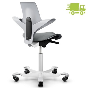 HAG CAPISCO PULS 8020 hellgrau mit Stoff Select hellgrau - Gestell weiß HAG CAPISCO PULS 8020 hellgrau mit Stoff Select hellgrau - Gestell weiß