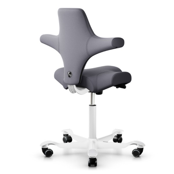 HAG Capisco 8106 Stoff Xtreme grau 081 Gestell weiß