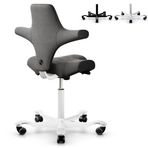 HAG CAPISCO 8106 - Stoff Comfort+ 0049 - Gestell weiß HAG CAPISCO 8106 - Stoff Comfort+ 0049 - Gestell weiß