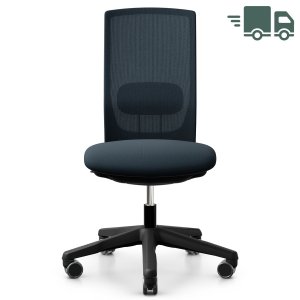 HAG Futu mesh - Bezug Farbe dusk - mit Lordosenstütze - Front HAG Futu mesh - Bezug Farbe dusk - mit Lordosenstütze - Front