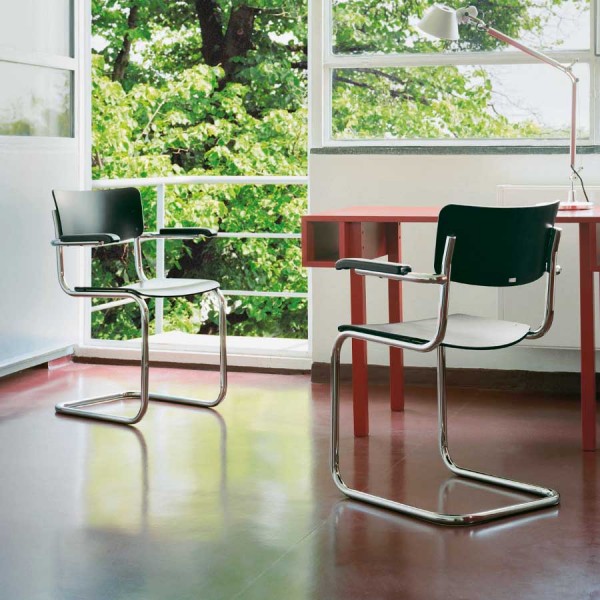 THONET Stahlrohr-Freischwinger S 43 F - Beispielbild