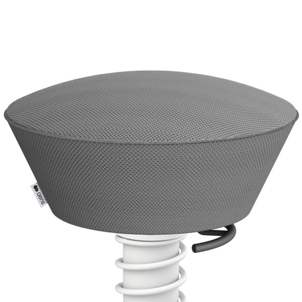 Aeris Swopper Air Mesh-Gewebe Runner grau mit Gleiter - Nahaufnahme