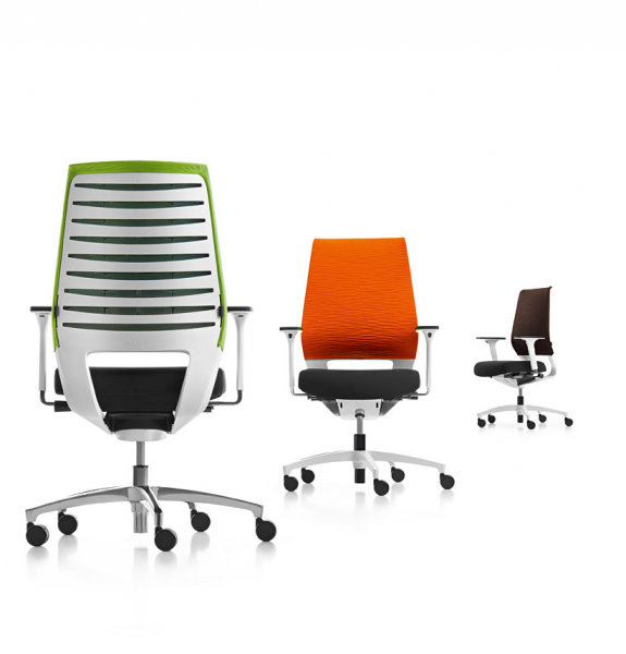 Dauphin X-CODE XC 5310 PURE STYLE weiß mit Netzrückenlehne