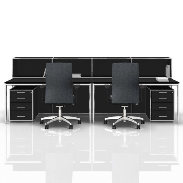 Bosse Modul Space Theke 10 schwarz von hinten