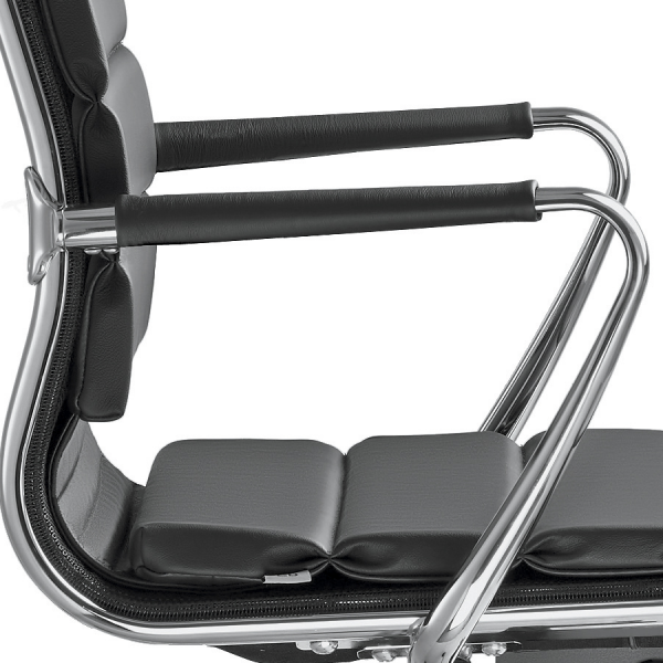 LD Seating Pluto Konferenzdreher mit Polster schwarz - detail