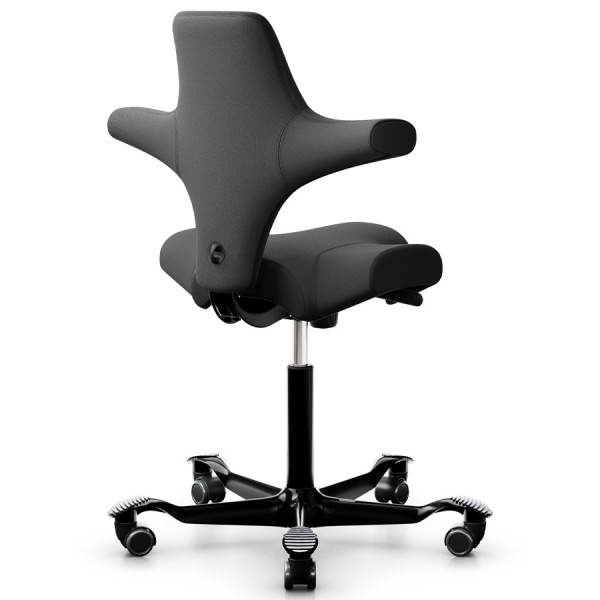 HAG CAPISCO 8106 - Stoff Select 60134 - Gestell schwarz - Rückansicht