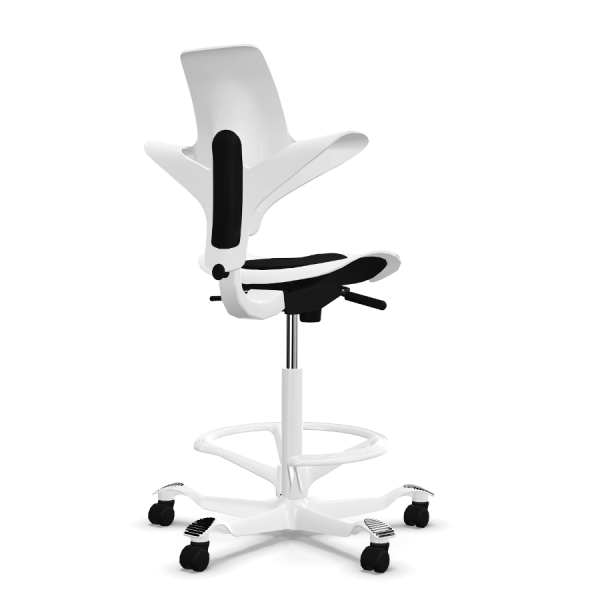 HAG Capisco 8010 Stehhilfe mit Fußring white edition