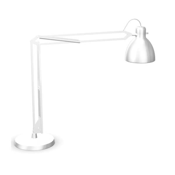 GLAMOX L-1 weiße Ausführung mit Standfuß