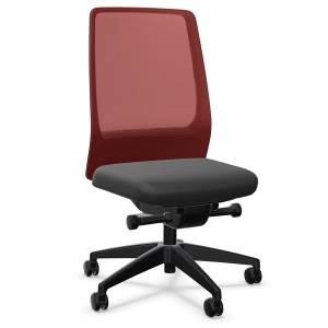 Vorschau: Interstuhl AIMis1 (1S04, 1S046, 1S146) - Frontansicht - Netzrücken rot Vorschau: Interstuhl AIMis1 (1S04, 1S046, 1S146) - Frontansicht - Netzrücken rot