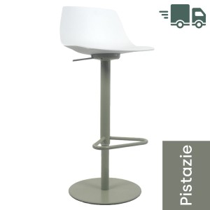 lapalma MIUNN S104 Barhocker | Baydur weiss | Gestell Pistazie | Platte rund lapalma MIUNN S104 Barhocker | Baydur weiss | Gestell Pistazie | Platte rund
