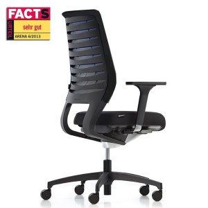 Dauphin X-CODE XC 5320 PURE SOFT schwarz Polsterrückenlehne Dauphin X-CODE XC 5320 PURE SOFT schwarz Polsterrückenlehne