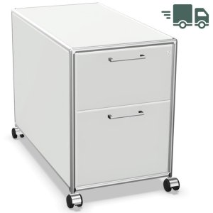 Bosse Modul Space Container 3-6 weiß Gestell chrom - FAST&EASY Bosse Modul Space Container 3-6 weiß Gestell chrom - FAST&EASY