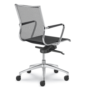 LD Seating PLUTO Chefsessel Bürostuhl mit niedriger Rückenlehne Netz schwarz oder weiß LD Seating PLUTO Chefsessel Bürostuhl mit niedriger Rückenlehne Netz schwarz oder weiß