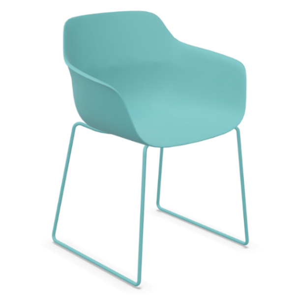 Brunner Crona light aqua Kufengestell aqua