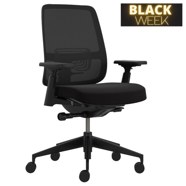 HAWORTH Lively 2965 Bürostuhl | Netzrücken | Schwarz günstig online kaufen