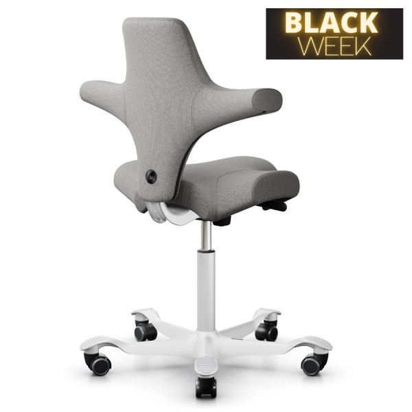 HAG CAPISCO 8106 | Stoff Cura hellgrau | Gestell weiß günstig online kaufen