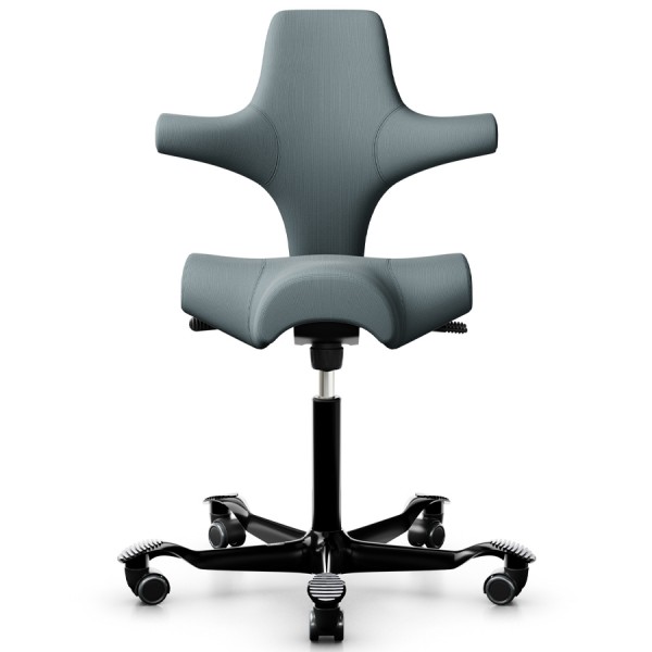 HAG CAPISCO 8106 - Stoff Patina 024 - Gestell schwarz - Frontansicht