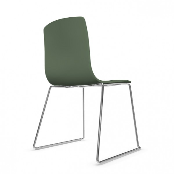Arper AAVA 3945 Kufenstuhl salbei