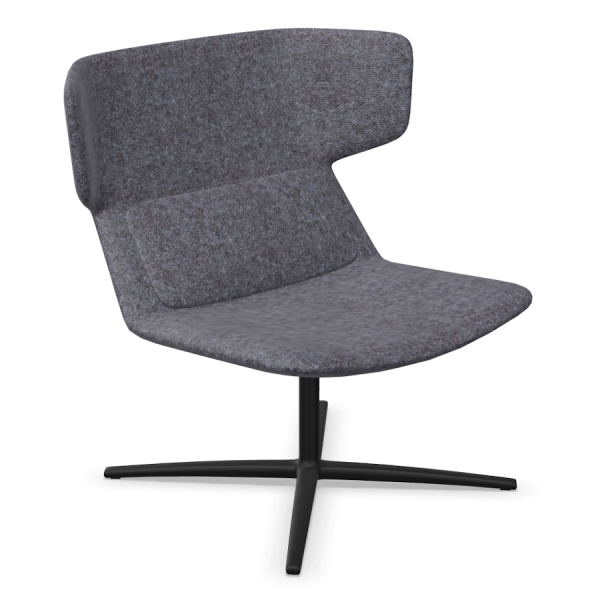 LD Seating Ohrendrehsessel FLEXI Gestell schwarz pulverbeschichtet