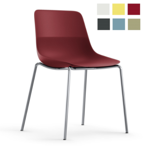 Brunner Crona light Stuhl 6314 cherry chrom Brunner Crona light Stuhl 6314 cherry chrom
