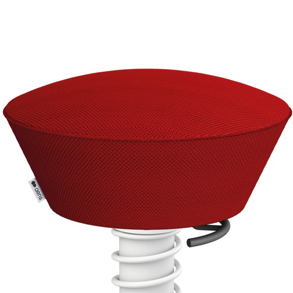 Aeris Swopper Air Mesh-Gewebe Runner rot mit Rollen - Nahaufnahme
