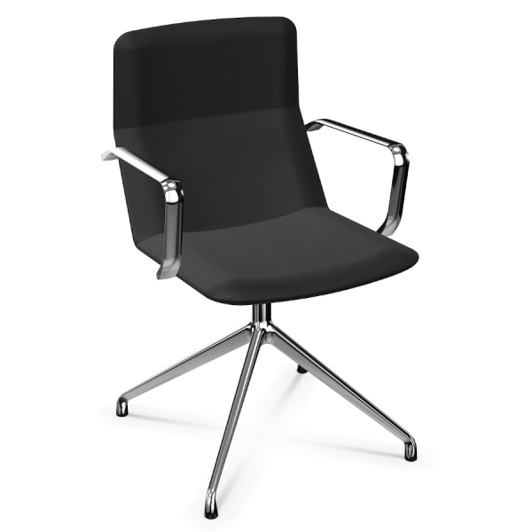 LD Seating FLEXI Konferenzstuhl F20-N6 Gestell in chrom
