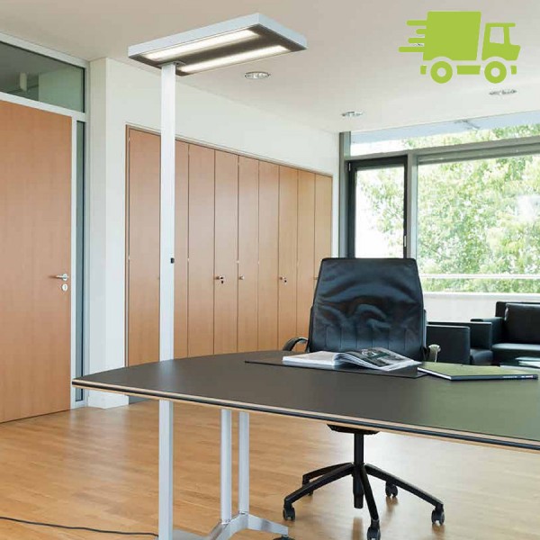 GLAMOX Free LED Stehleuchte mit Multisensor dimmbar - weiß