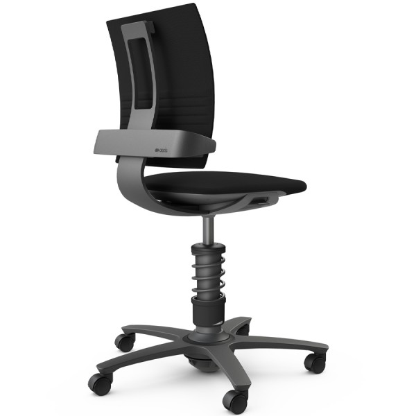 Aeris 3Dee Bürostuhl Wollmischung select schwarz Standard-Feder - Gestell schwarz