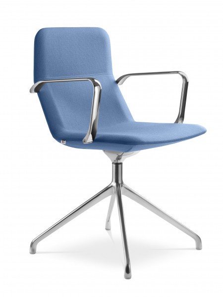 LD Seating FLEXI Konferenzstuhl F20-N6 Gestell in chrom