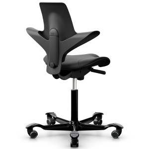 HAG CAPISCO PULS 8020 Sitzfläche Leder schwarz - Sitzschale u. Gestell schwarz HAG CAPISCO PULS 8020 Sitzfläche Leder schwarz - Sitzschale u. Gestell schwarz
