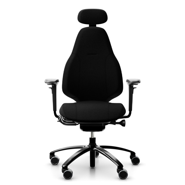 RH Mereo 220 black mit hoher Rückenlehne | Gamingstuhl | Gestell schwarz