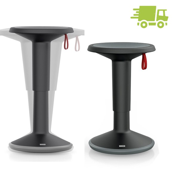 HAG CAPISCO 8106 Stoff Xtreme schwarz mit Sattelsitz mit Gratis Hocker