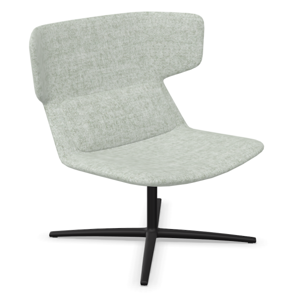 LD Seating Ohrendrehsessel FLEXI Gestell schwarz pulverbeschichtet