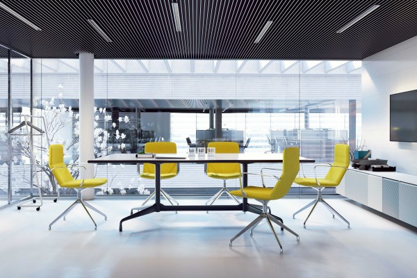 LD Seating FLEXI Konferenzstuhl F20-N6 Gestell in chrom