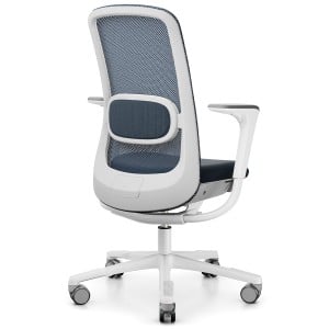 HAG SoFi Mesh 7500 Dark Blue mit Gestell in Weiß HAG SoFi Mesh 7500 Dark Blue mit Gestell in Weiß