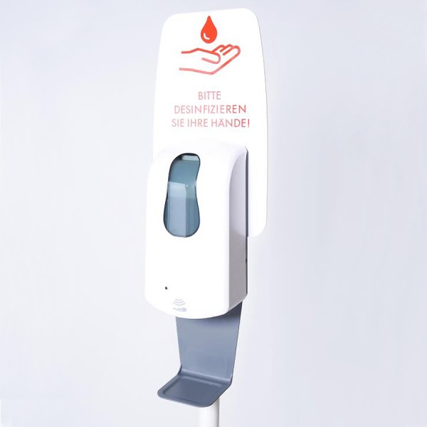 Desinfektionsspender höhenverstellbar mit Sensor und Standfuß - Detail 3