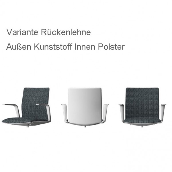 Arper KINESIT Bürostuhl niedrige Rückenlehne Sternfuß