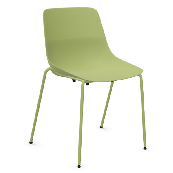 Brunner Crona light Stuhl 6314 lemongrass Gestell lemongrass