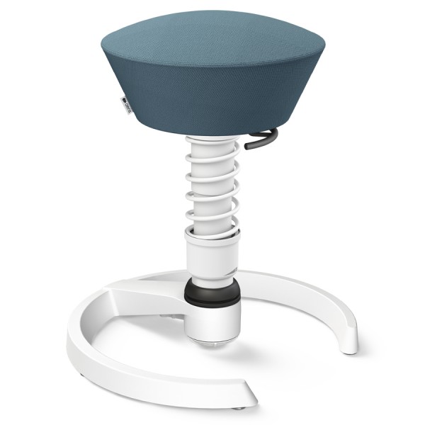 Aeris Swopper Select Wolle graublau - Gleiter - Gestell weiß - Standardfeder