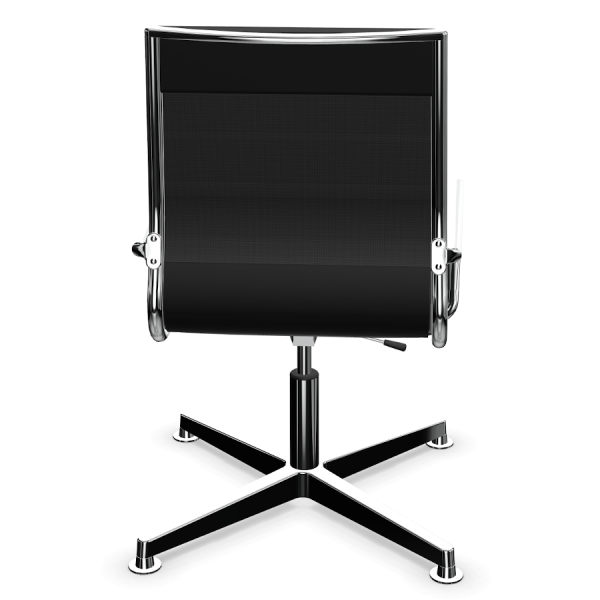 LD Seating Pluto Konferenzdreher mit Polster schwarz von hinten