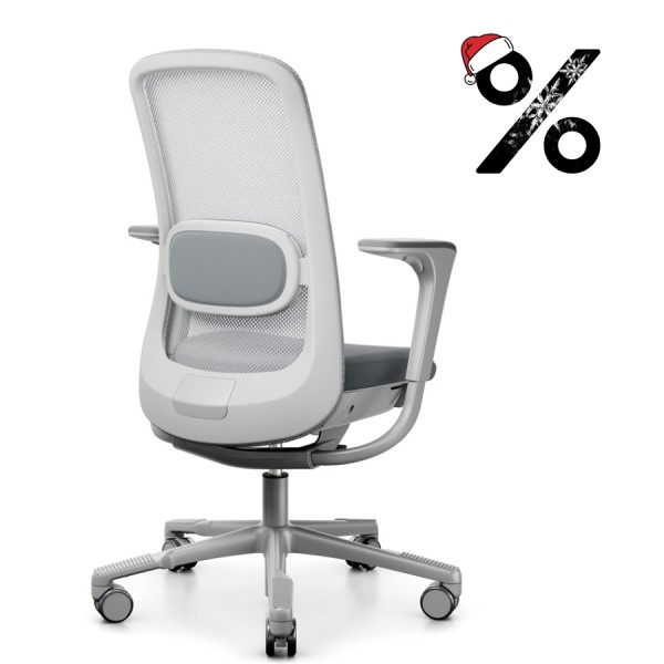 Abverkauf: HAG SoFi Mesh 7500 | 2D Armlehnen mit SlideBack Funktion | Hellg günstig online kaufen