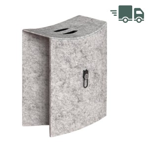 Klöber Kretho Hocker TAKEoSEAT Filzhocker hellgrau Klöber Kretho Hocker TAKEoSEAT Filzhocker hellgrau