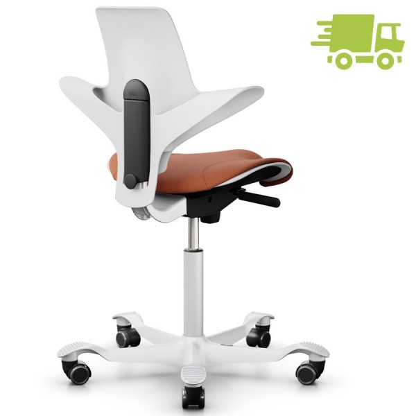 HAG CAPISCO PULS 8020 White Edition mit Stoff Select orange