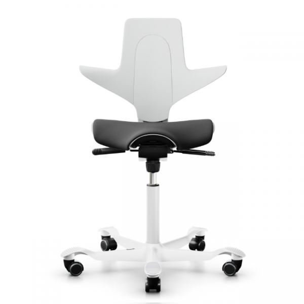 HAG Capisco Puls white edition mit Stoff Nexus 11 anthrazit