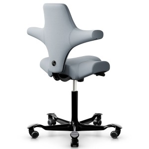 HAG Capisco 8106 Stoff Select grau - Gestell schwarz HAG Capisco 8106 Stoff Select grau - Gestell schwarz
