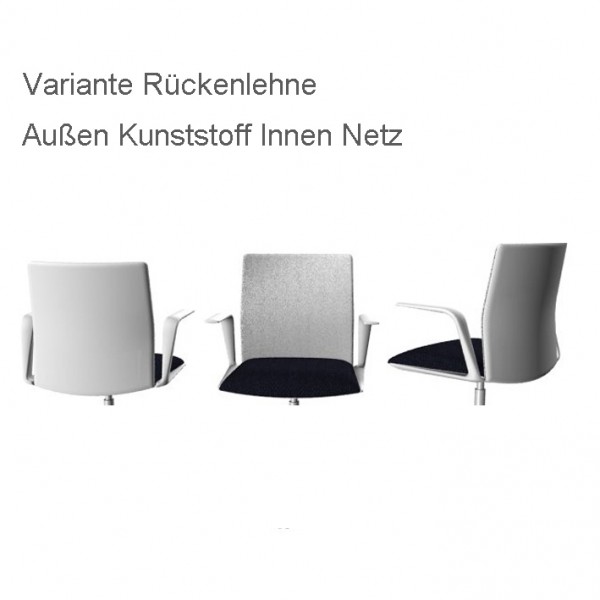Arper KINESIT Bürostuhl niedrige Rückenlehne Sternfuß