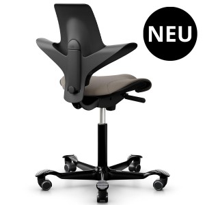 HAG CAPISCO PULS 8020 schwarz mit Stoff Select lehm - Gestell schwarz HAG CAPISCO PULS 8020 schwarz mit Stoff Select lehm - Gestell schwarz